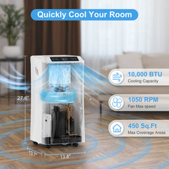 Wiytamo 10,000 BTU Smart WIFI Remote Control Portable Air Conditioners OX-10KW Wiytamo 10,000 BTU Smart WIFI Remote Control Portable Air Conditioners OX-10KW