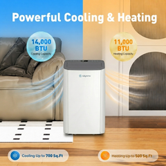 Wiytamo 14000 BTU +HEAT+WIFI エアコン OX-14KHW